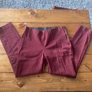High-Rise Skinny Ankle Pants from Target - burgundy